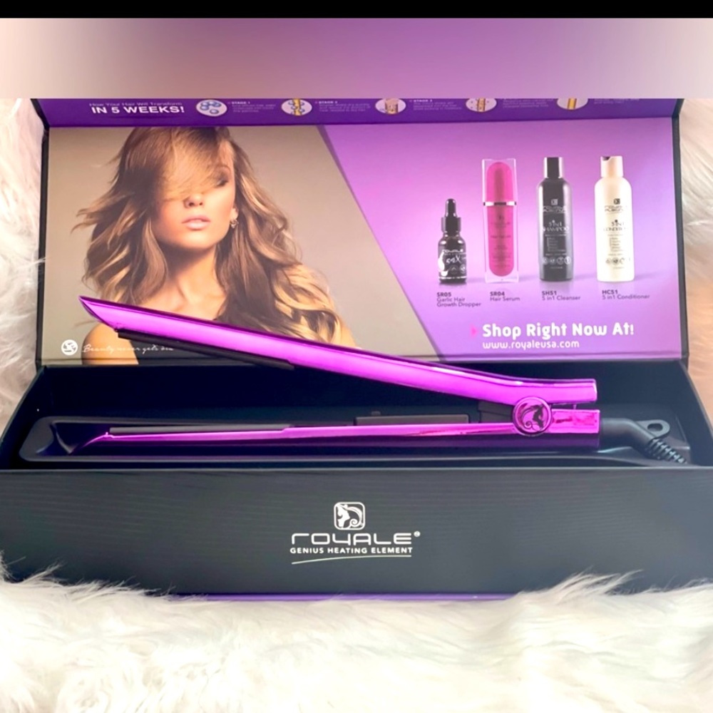 NEW‼️LAST 1‼️FREE🎁 Royale Hair Straightener Ceramic Royale ceramic Flat iron